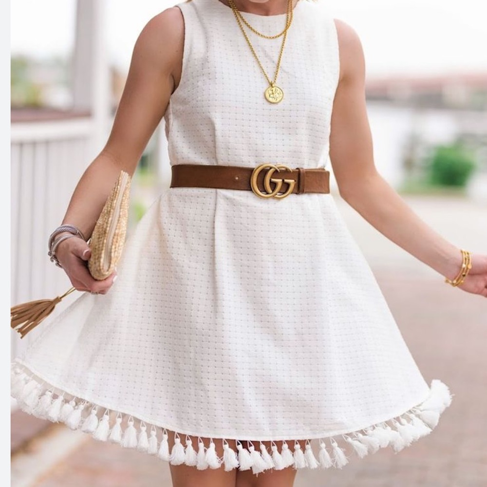 English Factory Sundress with Tassels